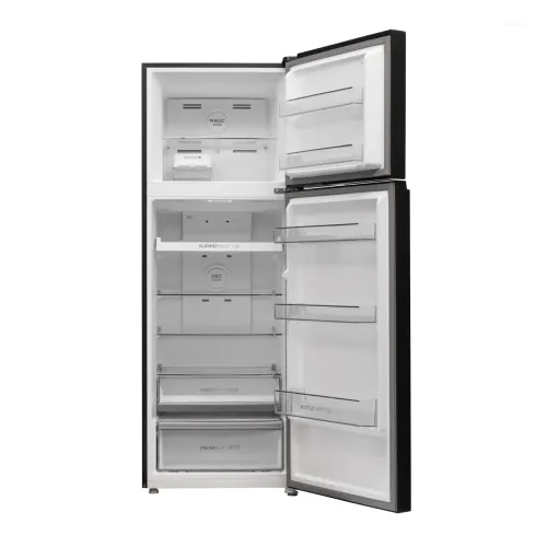 Haier 358 L 2 Star Frost Free Double Door Refrigerator with 10-in-1 Convertible, Inverter Compressor, Magic Cooling & Digital Display HRF-4082PLKGA-P