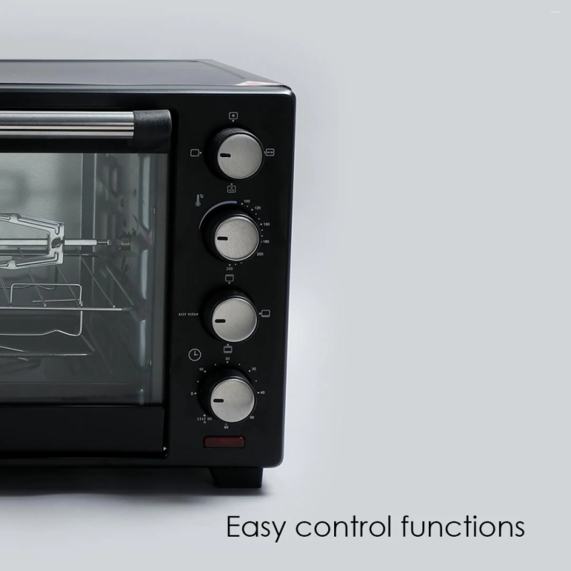 Wonderchef OTG 28L 1600W Oven Toaster Griller, Rotisserie, Auto Shut-Off & 250°C Temperature Control
