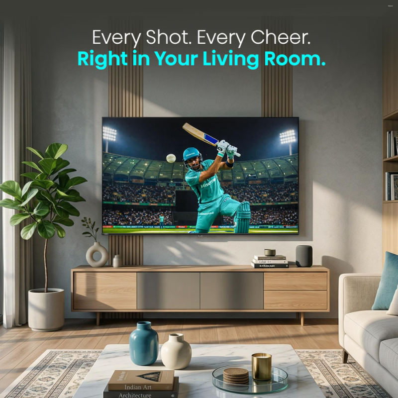 Hisense 55 Inch 4K Ultra HD Smart LED Google TV with Dolby Vision, MEMC, DTS Virtual:X & Bluetooth 5.3 (55E6N)