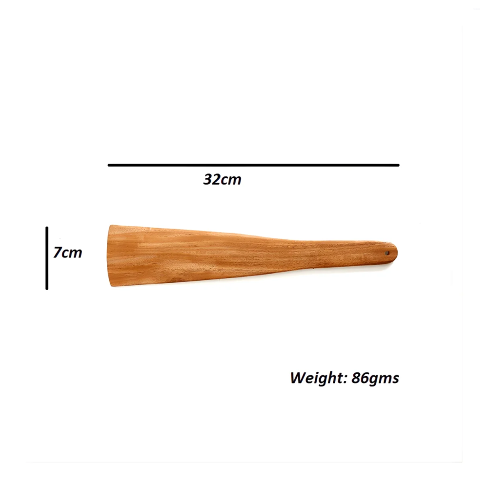 The Indus Valley 32cm Spatula Wooden KS-NW-FL-001