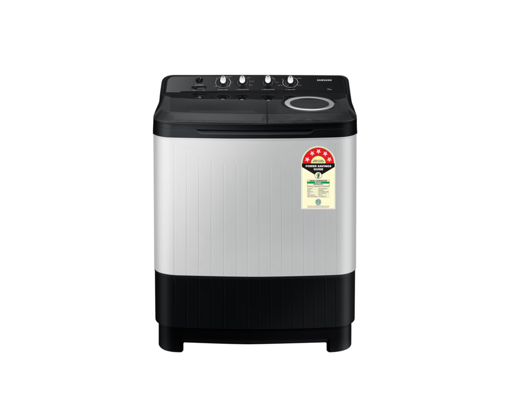 Samsung 10.5 kg Semi Automatic Washing Machine with Hexa Storm Pulsator, Gray (WT10C4260GG)
