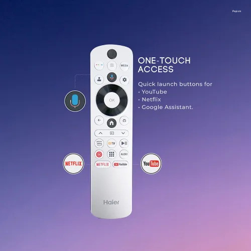 Haier 65 Inch 4K OLED Google TV with 120Hz Refresh Rate, Dolby Vision IQ, Dolby Atmos & 50W Harman Kardon Sound 65C11