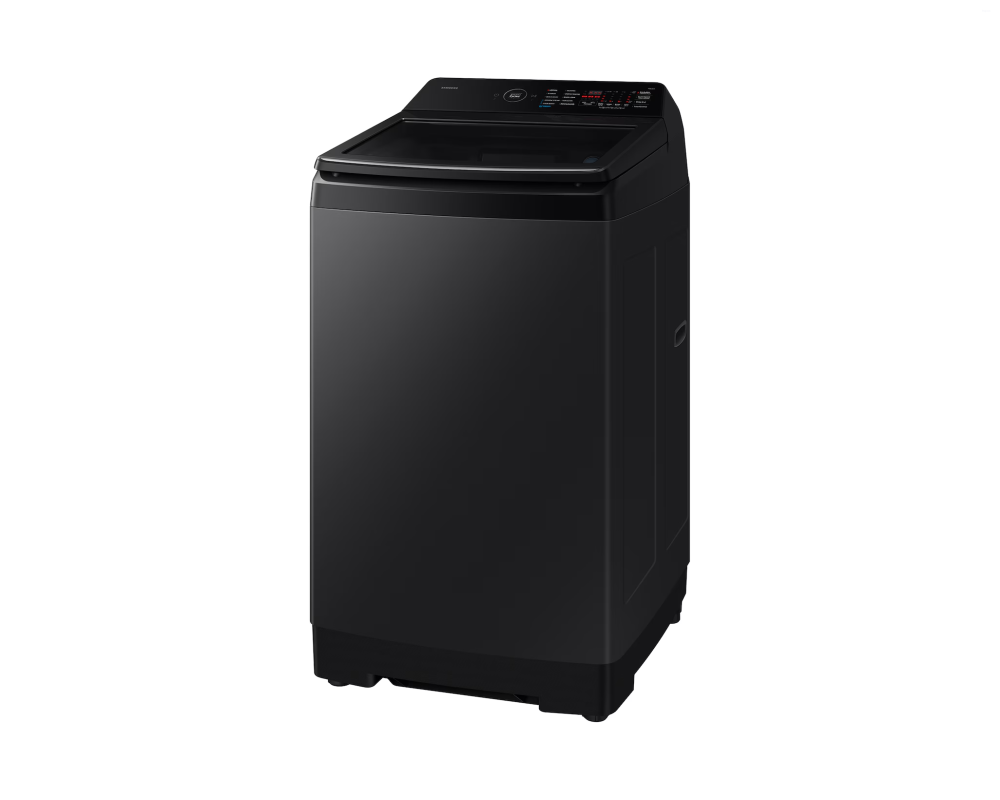 Samsung 8.0 kg Top Load Washing Machine with AI Wash & Heater, Black Caviar (WA80F08B3B)