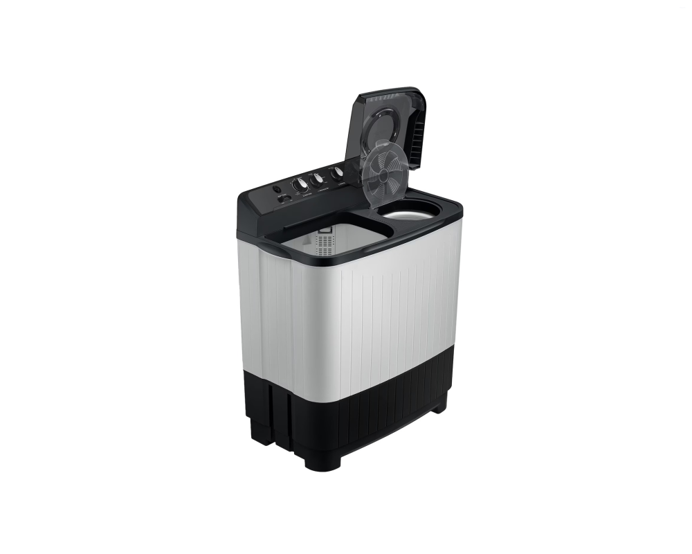 Samsung 8.5 kg Semi Automatic Washing Machine with Hexa Storm Pulsator, Light Gray (WT85C4200GG)
