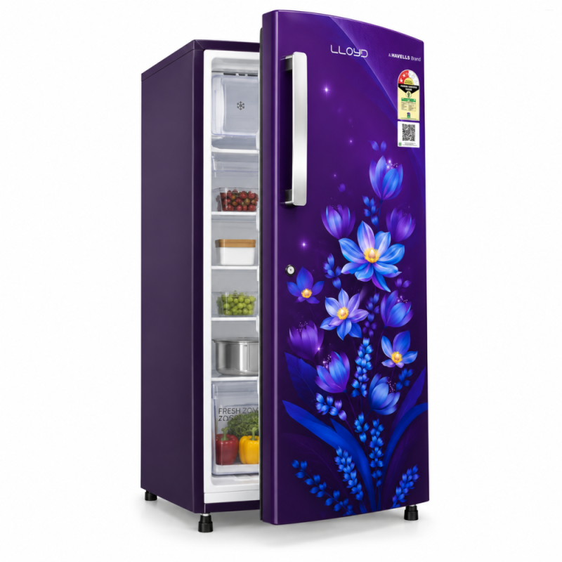 Lloyd GLDC272ST2GC 240 L 2 Star Direct Cool Single Door Refrigerator with Fast Ice Making & Bactshield