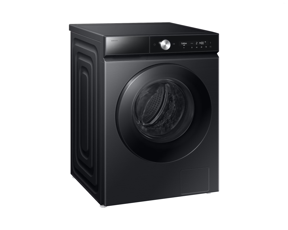Samsung 12 kg/7 kg Front Load Washer Dryer Combo with AI Wash, Black (WD12FB8B94GB)