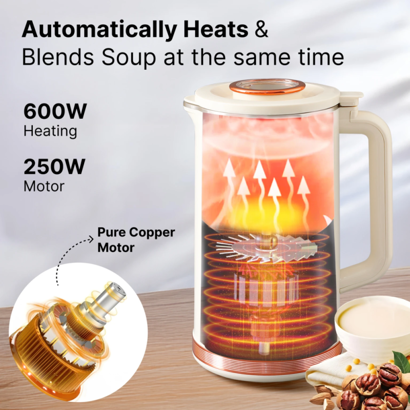 Wonderchef Neo Soup Maker 1.0L Red Soup Maker