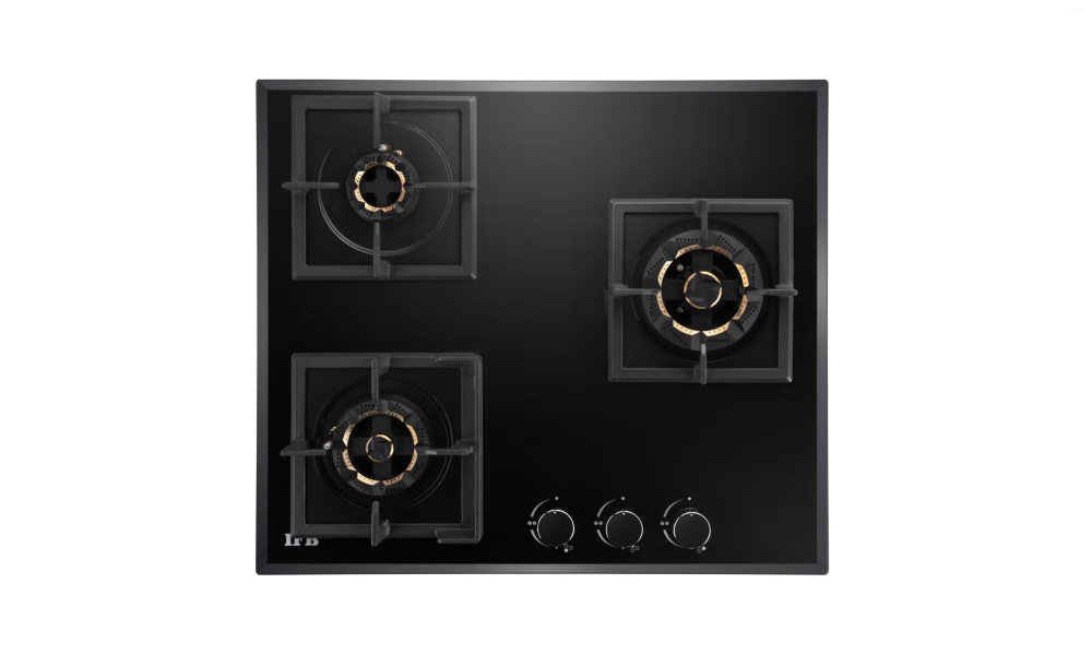 IFB 3 Burners Hybrid Hob with 3D Brass Burners