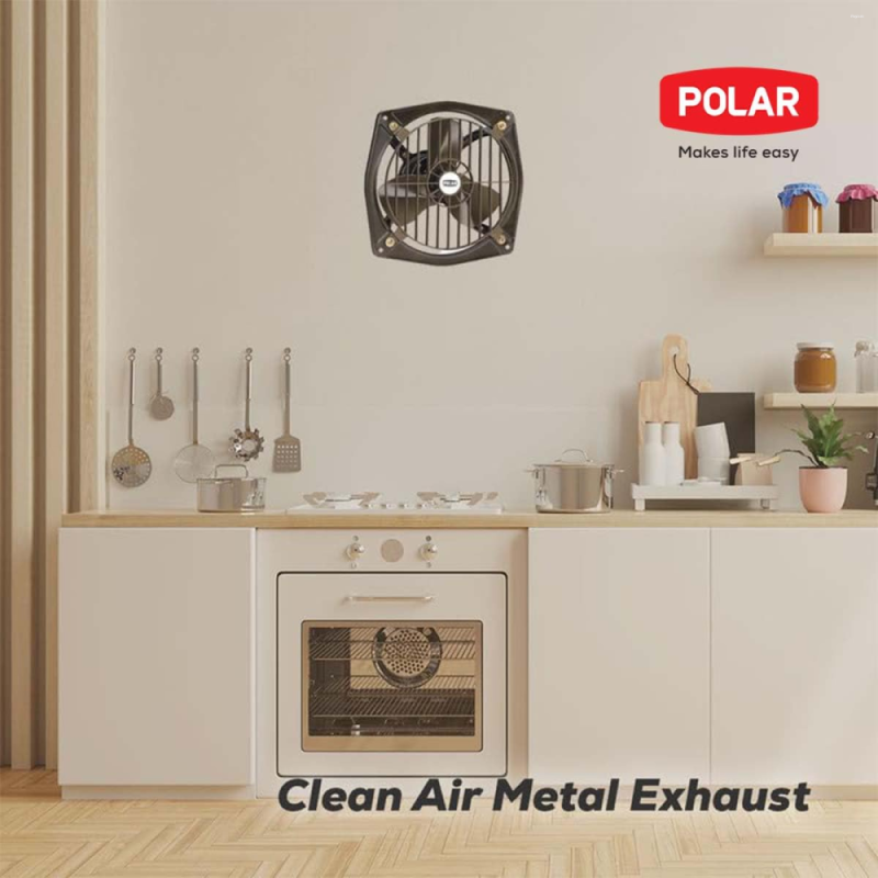 Polar Clean Air Metal Exhaust Fan with Guard 300mm