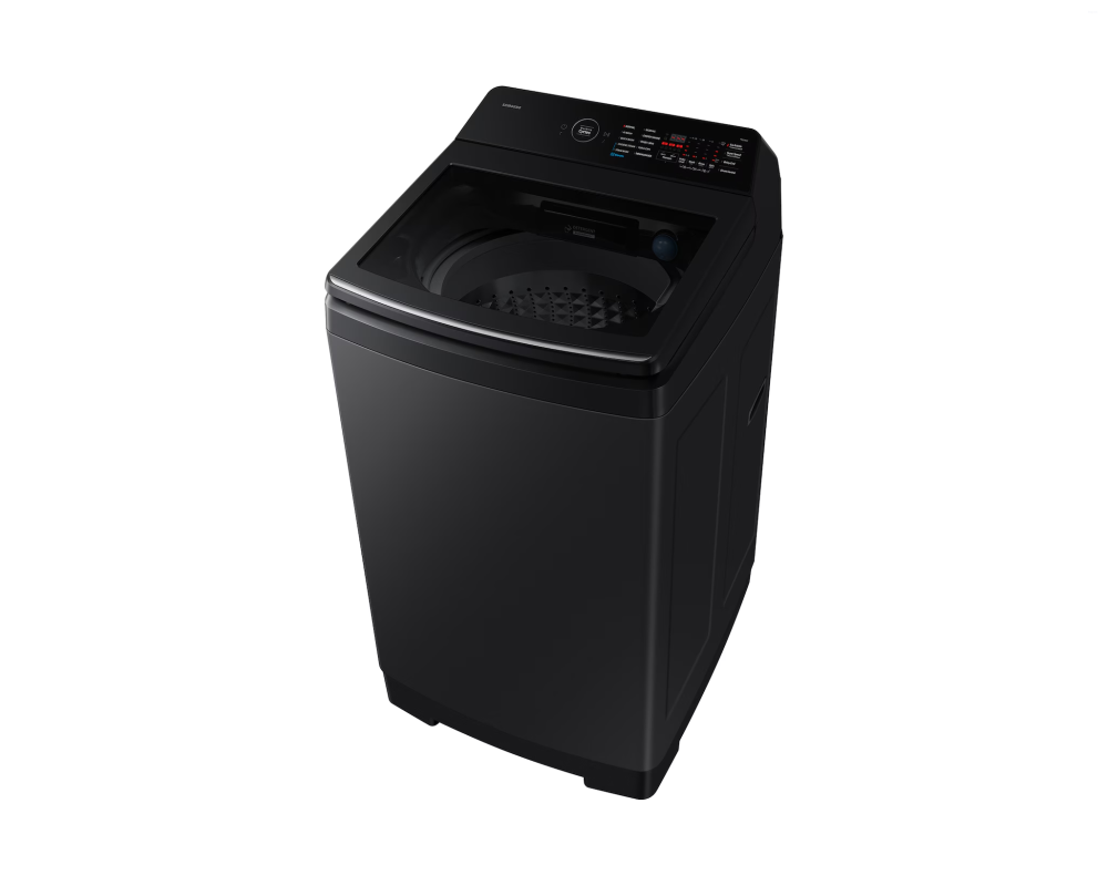 Samsung 10.0 kg Top Load Washing Machine with AI Wash & Heater, Black (WA80F10B3B)