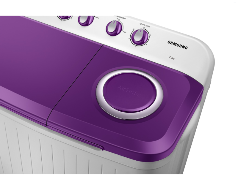 Samsung 7.0 kg Semi Automatic Washing Machine with Double Storm Pulsator, (WT70M3000UU)