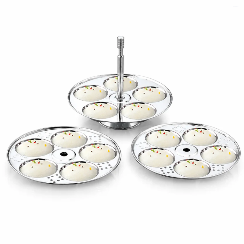 Four Brothers Mini Magic Idly Set 3 Plates 4BMMIS