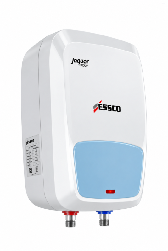 ESSCO Insta New 5.5 Litre Instant Water Heater, 3KW, Glass Lined Tank & Incoloy Heating Element, INT-ESS-L5KW05.5