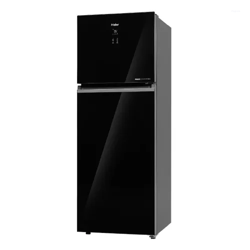 Haier 328 L 2 Star Frost Free Double Door Refrigerator with 10-in-1 Convertible, Inverter Compressor, Magic Cooling & 1 Hour Icing HRF-3782PLKGA-P