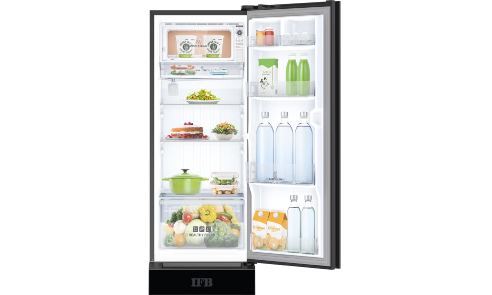IFB Advance-Cool 187 L 3 Star Direct Cool Refrigerator, Glass, IRIS DAWN + BLACK GLASS PED, Inverter Compressor 2026