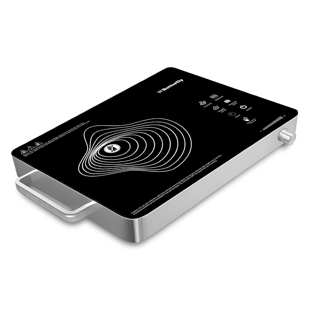 Butterfly Raedius 2200W Infrared Cooktop with Touch Control, LED Display & 4 Preset Cooking Modes