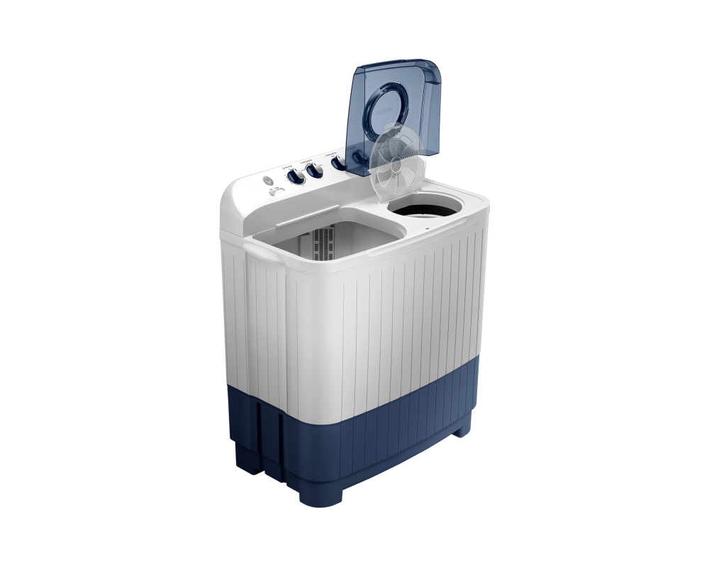 Samsung 7.0 kg Semi Automatic Washing Machine with Double Storm Pulsator, Light Gray (WT70C3200LL)