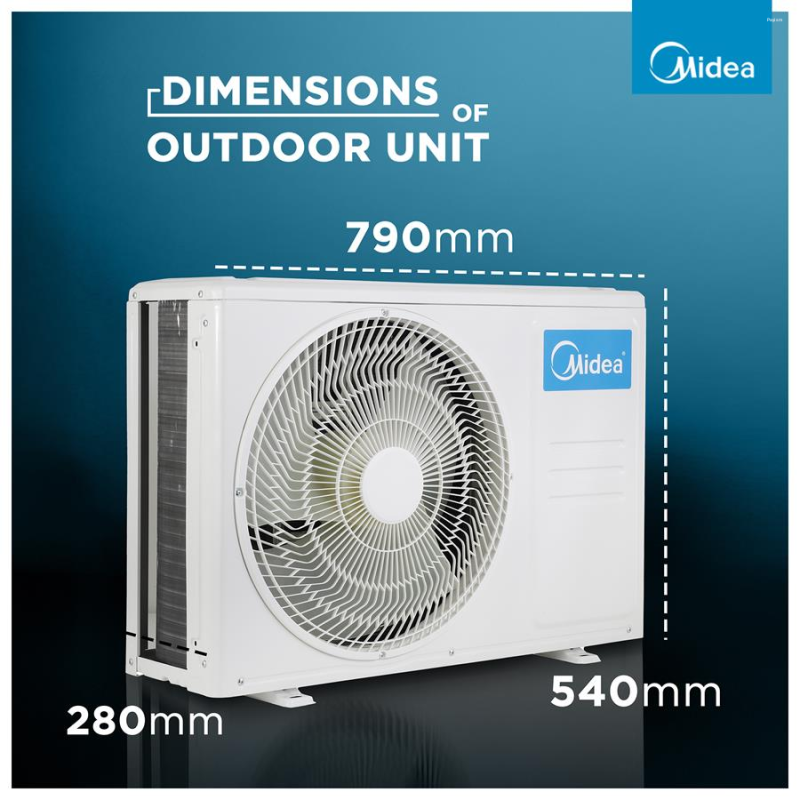 Midea 1.5 Ton 3 Star Inverter Split AC – SANTIS NEO DLX (MAI18SD3R35F0)