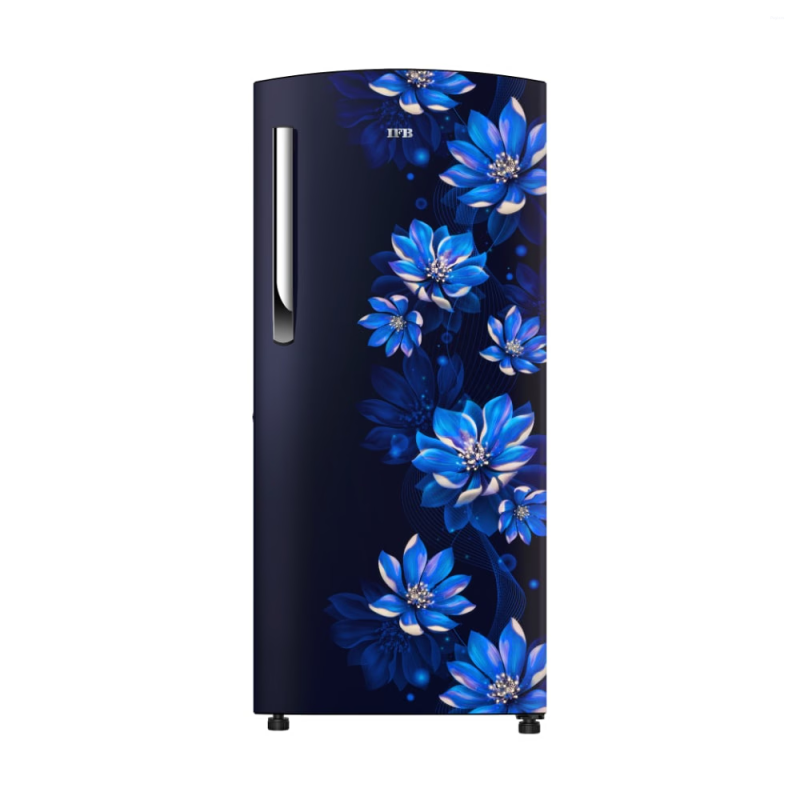 IFB 187 Litres 2 Star Direct Cool Refrigerator with Flower Pattern (IFBDC-213BFBL, Lush Blush Blue)