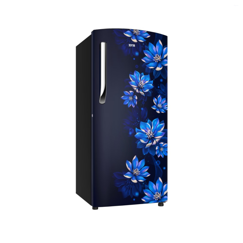 IFB 187 Litres 2 Star Direct Cool Refrigerator with Flower Pattern (IFBDC-213BFBL, Lush Blush Blue)