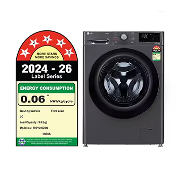 LG 9 Kg 5 Star AI Direct Drive Wi-Fi Fully Automatic Front Load Washing Machine FHP1209Z5M