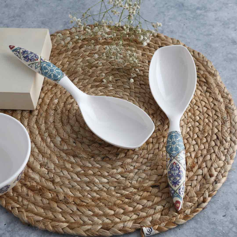 Wonderchef Venice 31-Piece Blue Melamine Dinner Set with Dinner Plates, Bowls, Casseroles & Serving Platter