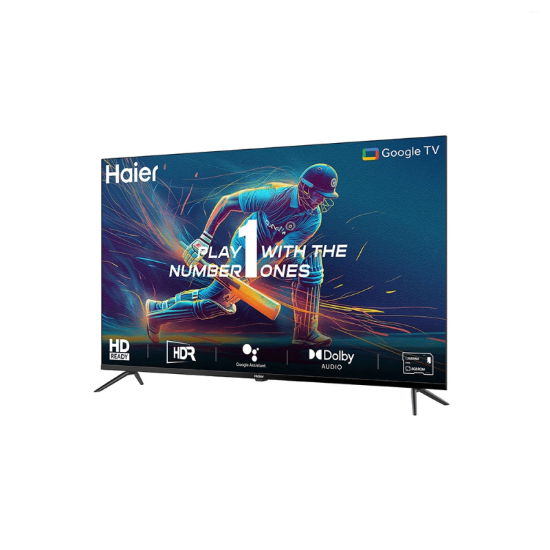 Haier 32 Inch HD Ready Google TV with HDR10, Dolby Audio, MEMC & Google Assistant H32K85FX