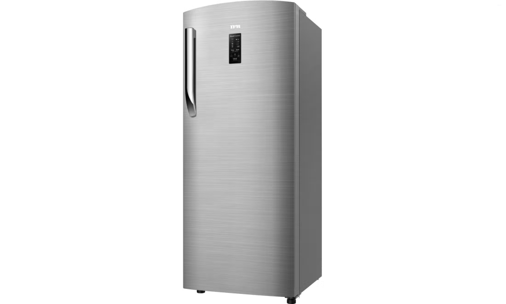 IFB 206 Litres 4 Star Direct Cool Refrigerator with Smart Camera, Converti Cool, Copper Boost, WiFi Enabled and Extra Height (IFBDC-Smart2324IBSU, Brush Grey Steel Finish)