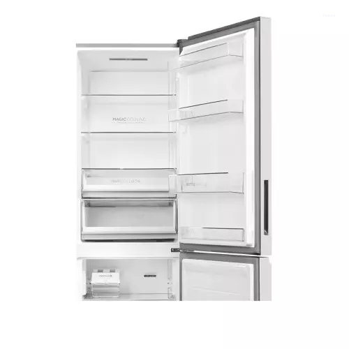 Haier 325 L 2 Star Frost Free Bottom Mount Convertible Refrigerator with 14-in-1 Convertible, Triple Inverter & Dual Fan and Magic Cooling HRB-3752PMGA-P