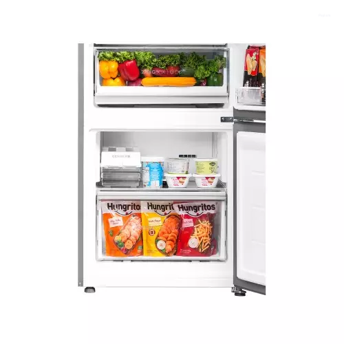 Haier 325 L 2 Star Frost Free Bottom Mount Convertible Refrigerator with 14-in-1 Convertible, Triple Inverter & Dual Fan and Magic Cooling HRB-3752PMGA-P