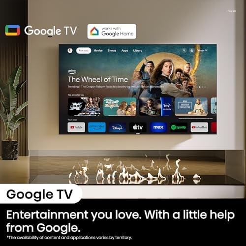 Hisense 55 Inch 4K Ultra HD Smart LED Google TV with Dolby Vision, MEMC, DTS Virtual:X & Bluetooth 5.3 (55E6N)