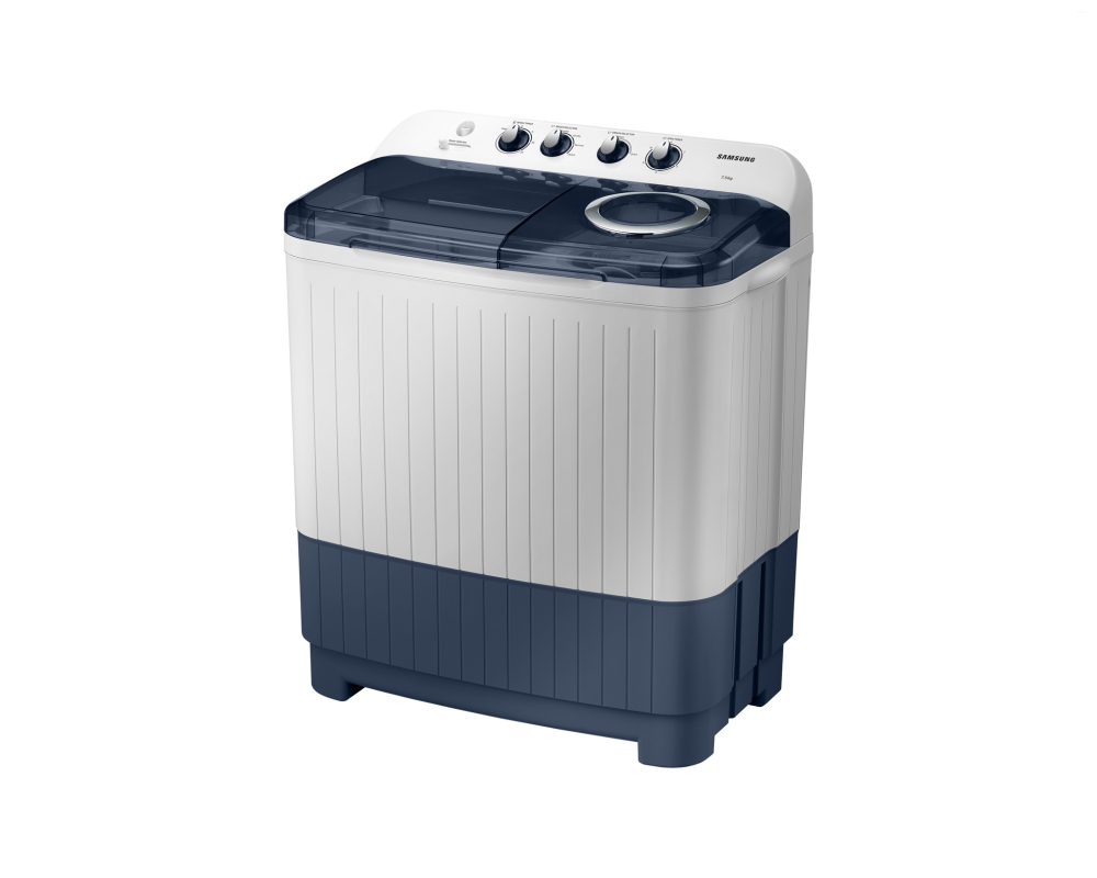 Samsung 7.5 kg Semi Automatic Washing Machine with Double Storm Pulsator, Light Gray (WT75M3200LL)