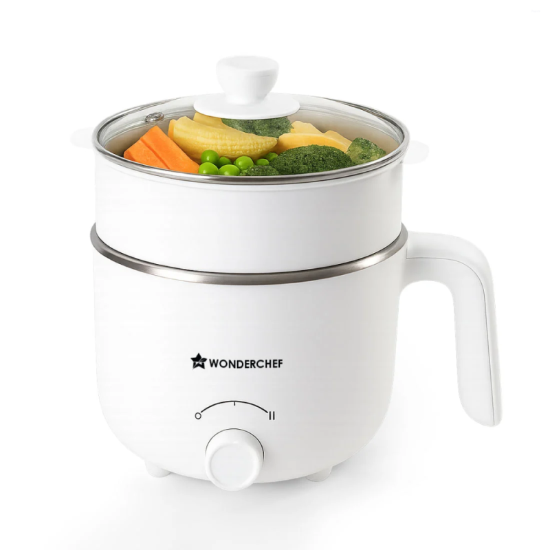 Wonderchef Luxe Ivory Multi-Cook Kettle 1.2L Multi-Cook Kettle