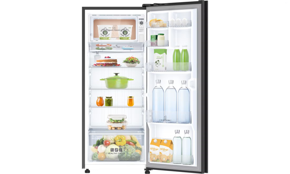 IFB 206 Litres 5 Star Direct Cool Refrigerator with Glass Finish and Inverter Compressor (IFBDC-2325ILG, Lotus Charm Glass Finish)