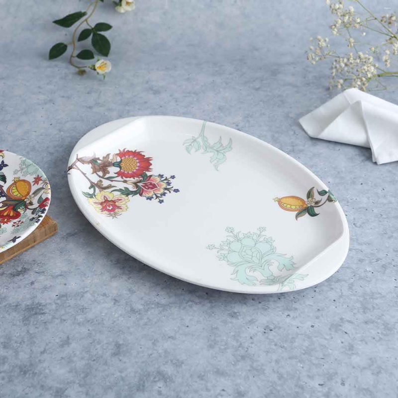 Wonderchef Venice 31-Piece Red Melamine Dinner Set with Dinner Plates, Bowls, Casseroles & Serving Platter