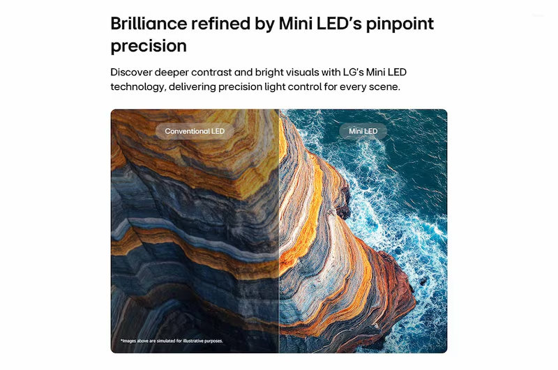 LG 65 Inches QNED evo AI 4K Ultra HD Mini LED Smart TV with α8 AI Processor Gen3, Dynamic QNED Color Pro & 144Hz VRR 65QNED82BLA