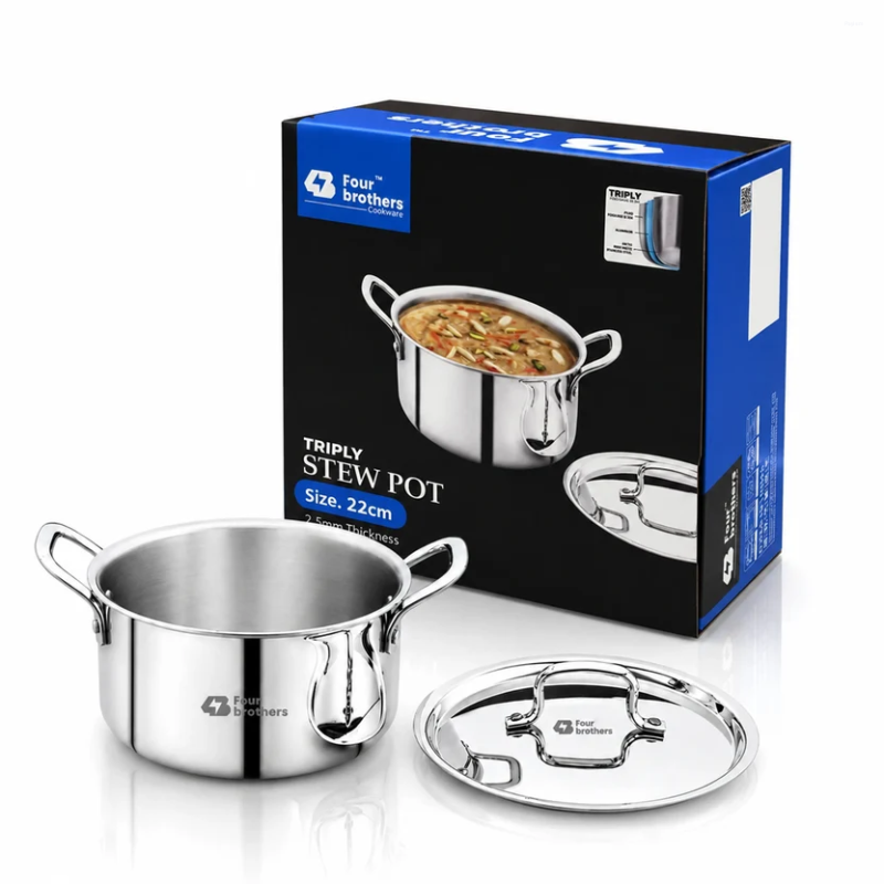 Four Brothers Triply Stew Pot 24 cm / 4.5 L 4BTSP