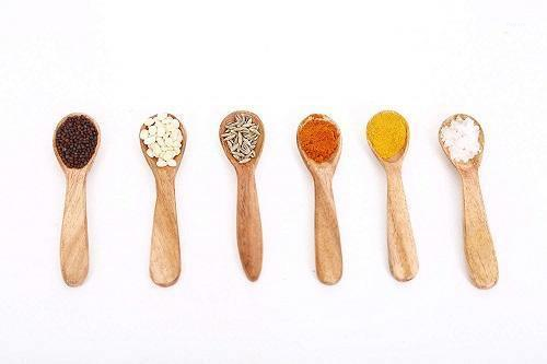 The Indus Valley 7.5cm Spoon Wooden, Set of 6 KS-NW-MS-004-06