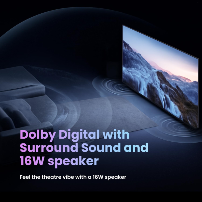 Haier 32 Inch HD Ready Smart TV with Bezel-less Design, HDR, 16W Dolby Digital & 3 HDMI LE32A7-N-HIL