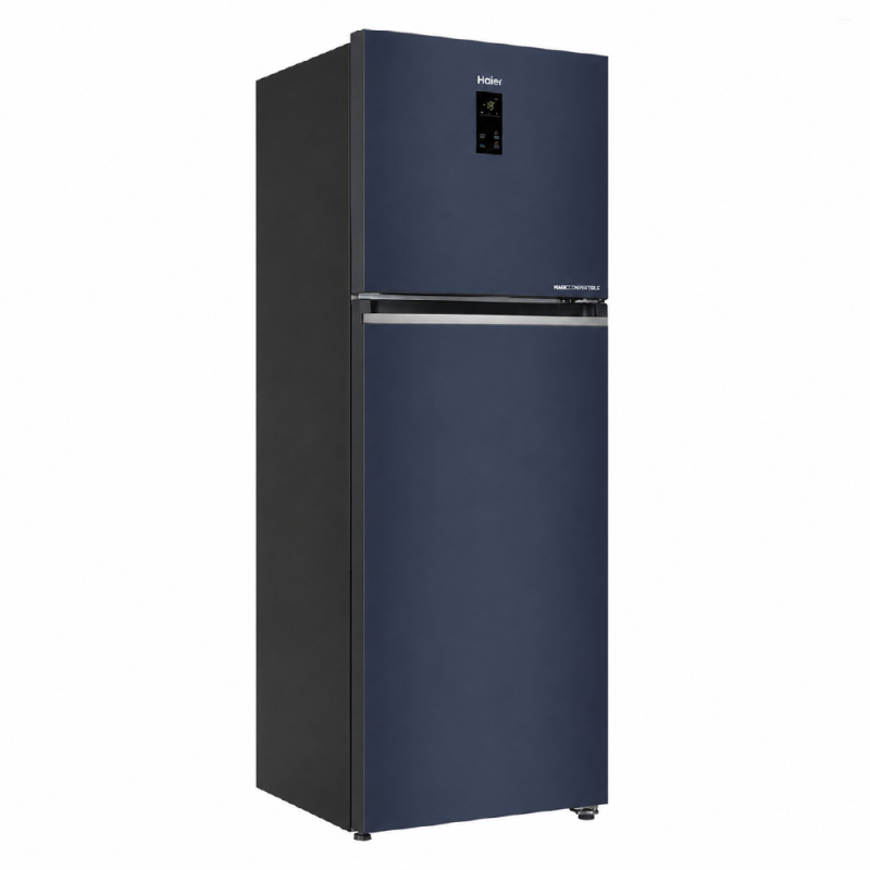 Haier 358 L 2 Star Frost Free Double Door Refrigerator with 10-in-1 Convertible, Inverter Compressor, Magic Cooling & Digital Display HRF-4082BLUSA-P