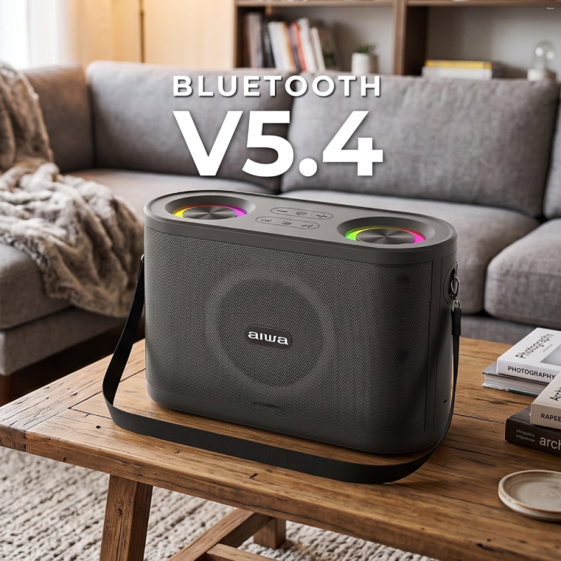 Aiwa Nano Blast Wireless Bluetooth Speaker with USB, TF Card, FM Radio & AUX Input AW-SSB140