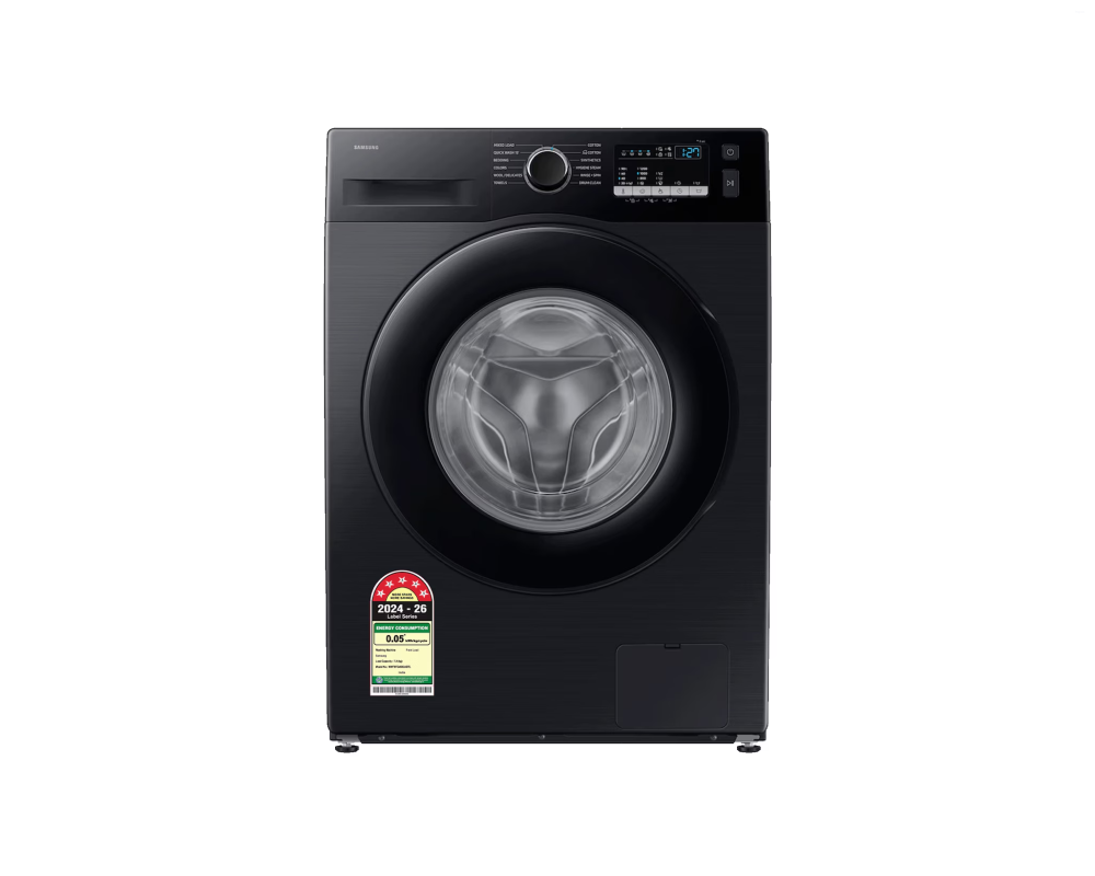 Samsung 7.0 kg Front Load Washing Machine with Diamond Drum, Black (WW70FG4S02AB)