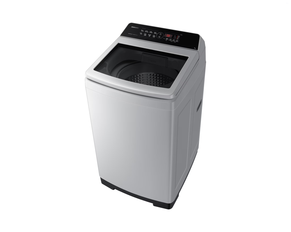 Samsung 7.0 kg Top Load Washing Machine with Ecobubble, Lavender Gray (WA70BG4441YY)