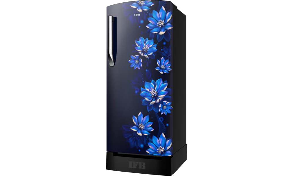 IFB 187 Litres 3 Star Direct Cool Refrigerator with XL Bottle Bin (IFBDC-2133FBLD, Lush Blush Blue with Black Pedestal)
