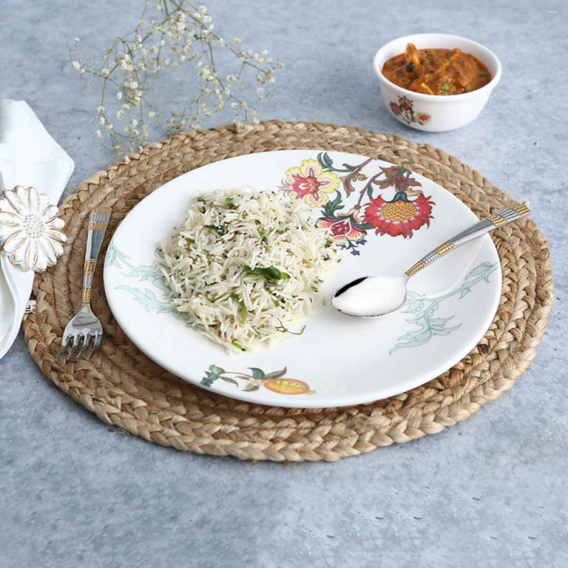 Wonderchef Venice 31-Piece Red Melamine Dinner Set with Dinner Plates, Bowls, Casseroles & Serving Platter