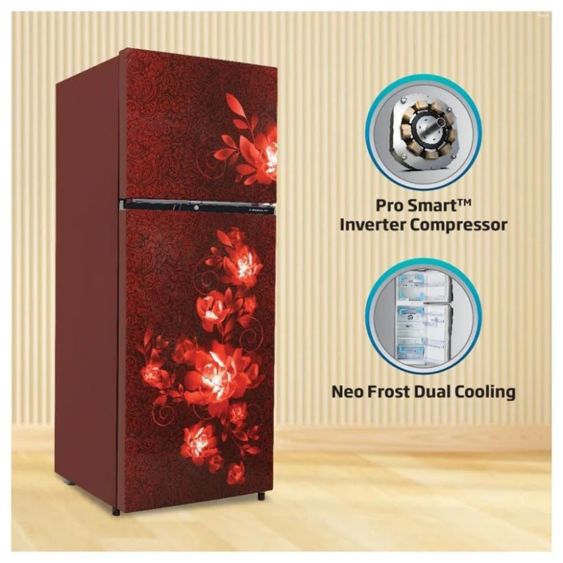 Voltas Beko 250 L 1 Star Frost-Free Double Door Refrigerator Voltas Beko 250 L 1 Star Frost Free Double Door Refrigerator, RFF295D (Inox)