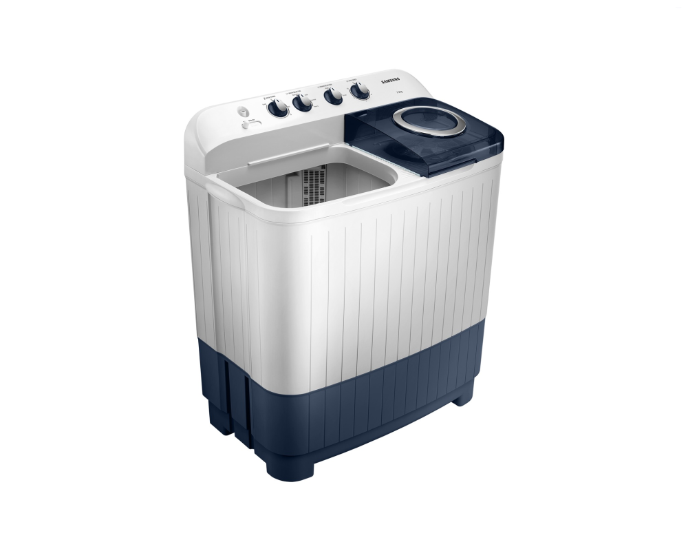 Samsung 7.5 kg Semi Automatic Washing Machine with Double Storm Pulsator, Light Gray (WT75M3200LL)
