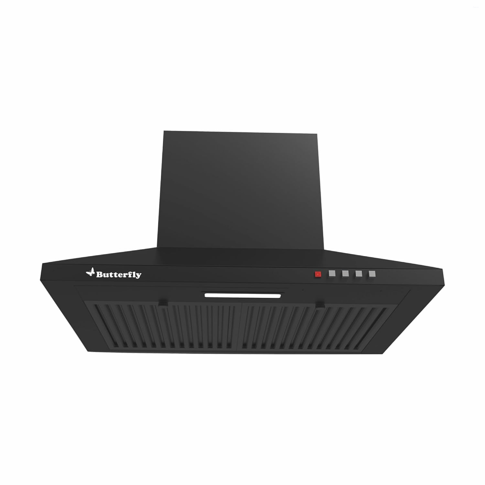 Butterfly CH 601 60 cm Conical Kitchen Chimney with 1000 m³/hr Suction, Dual Baffle Filter & 3-Speed Control