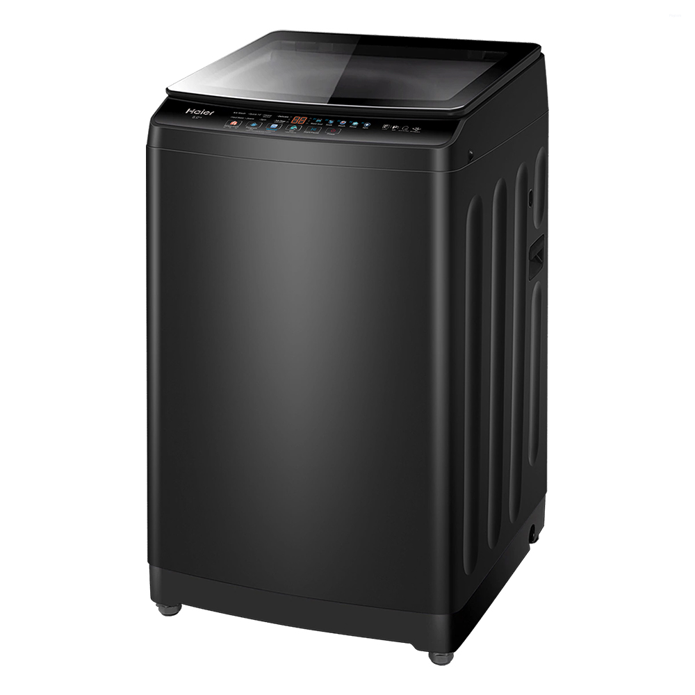 Haier 8 Kg 5 Star Fully Automatic Top Load Washing Machine with AI Wash, In-Built Heater & Oceanus Wave Drum HWM80-H320BK