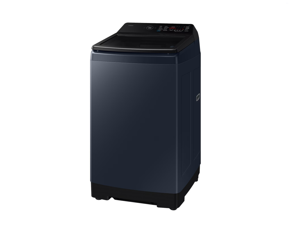 Samsung 10.0 kg Top Load Washing Machine with AI Wash & Heater, Brushed Navy (WA80F10B3N)